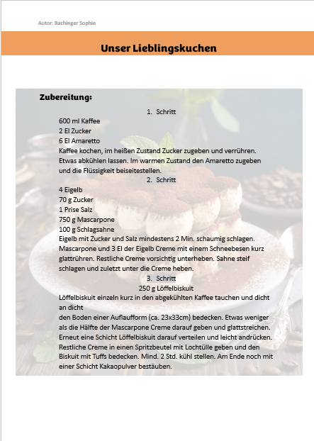 Lieblingsgebäck